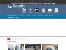 Tablet Screenshot of fiorentinispa.com